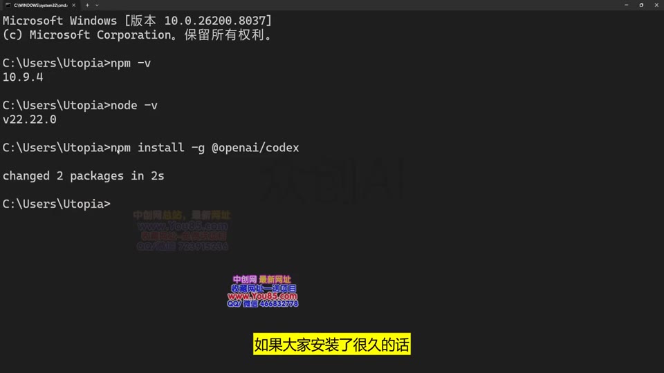 Codex 编程实战课程画面